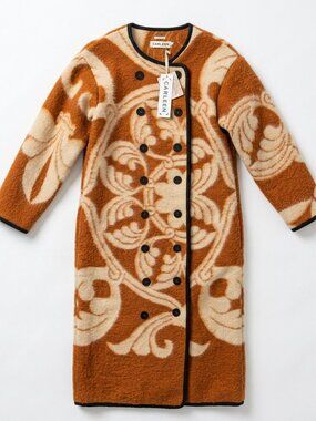 Carleen 100% Wool Blanket Coat – Size XS (NWT, One of a Kind)